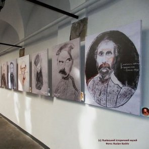 Виставка плакатів з дитячих малюнків "Перший погляд. Портрети Шевченка очима дітей"